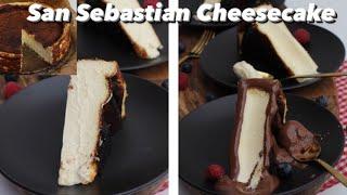 Ultra leckerer und cremiger San Sebastian Cheesecake  Baskischer KäsekuchenBasque Burns Cheesecake