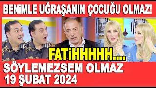 Söylemezsem Olmaz 19 Şubat 2024  Hande Sarıoğlundan Fatih Altaylıya olay sözler