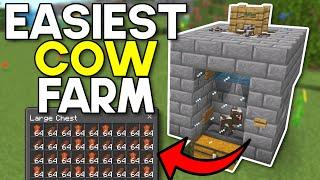 BEST Cow Farm Minecraft Bedrock 1.20