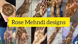 Rose Mehndi designs #rosemehndidesigns #mehndidesign #mehndi