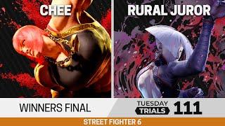 Tuesday Trials 111 SF6 Winners Final - Chee Marisa vs Rural Juror A.K.I.