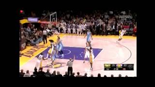 Denver Nuggets & LA Lakers w Back To Back Airballs - 162013