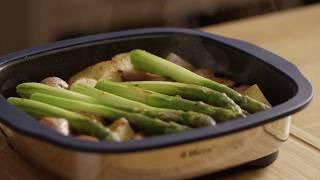 MicroPro Grill - Grill Potatoes & Asparagus