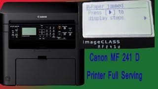 Canon imageCLASS MF241d Paper Jammed error and full servicing step by step solving tips