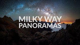 Milky Way Panoramas in La Palma Spain