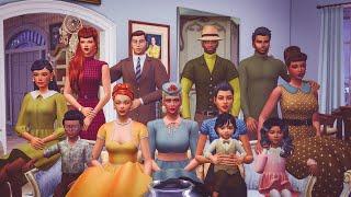 My OUT OF CONTROL Sims 4 Family Tree  1960s