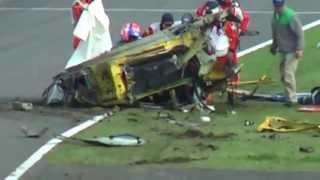 2013 Ferrari 458 Horror crash at Suzuka