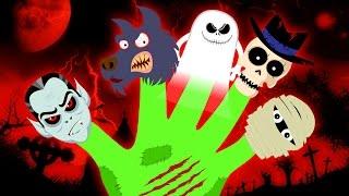 Funny Kids Songs  Witch Finger Family  Special Halloween video by HooplaKidz Toons