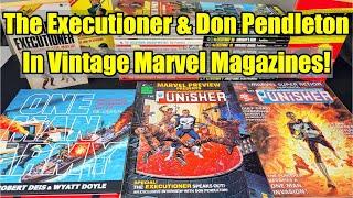 Don PENDLETON - Mack Bolan - The EXECUTIONER - In Vintage MARVEL Magazines - Interview + Feature