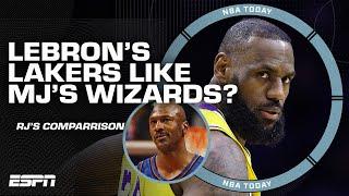 LeBron & the Lakers comparable to Michael Jordan & the Wizards?  Can LA win a title?  NBA Today