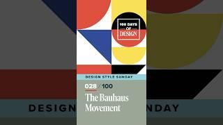 The Bauhaus Graphic Design Era  Day 28 of 100 Days of Design  #shorts