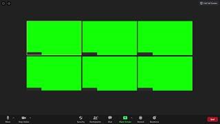 Zoom green screen - 6 Screens - free download