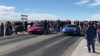 370z Twin Turbo vs Supra - Sunday Service Cash Days