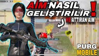 AİM NASIL GELİŞTİRİLİR  HS ATTAN AİM NASIL YAPILIR PUBG MOBİLE