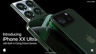 Future iPhone XX Ultra with Flying Drone Camera  Apple - Concept Trailer