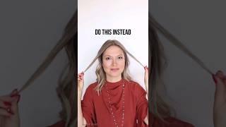 If your hair is always behind your ears try this hack #hairstyles #hairstylehacks #hair