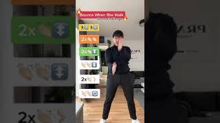 Bounce When She Walk - Tutorial  #dance #tutorial #shorts  just.elias