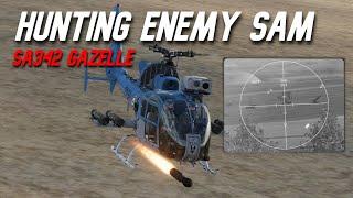 DCS  Hunting Enemy SAM  SA342 Gazelle  Enigma Cold War