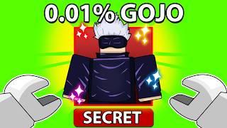 Unlocking 0.01% SECRET GOJO Unit in Anime Defenders