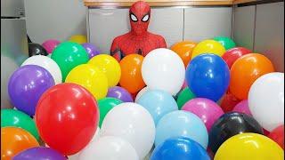 Spider Man Popping Balloons & Trick Shots Compilation Full Episode