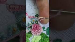 Rose Embroidery Bouquet of Roses Flowers  Flowers stitches
