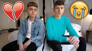 We broke up...