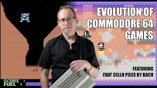 Evolution of C64 games 1982–2023 and Bach on the C=TAR
