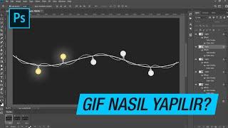 HAREKETLİ GIF Yapmak ve Animasyonu GIF Olarak Kaydetmek  Photoshop Dersleri