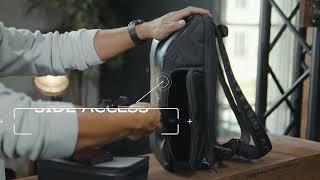 The Gruv Gear Lounge Bag is your ideal every day carry tech backpack
