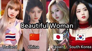  BEAUTIFUL WOMAN PART 1  China Thailand South Korea Japan.