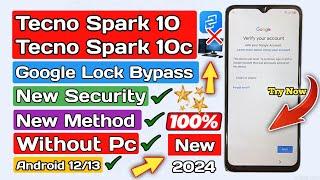 Tecno Spark 10 Frp bypass Android 1213  Tecno Spark 10c Frp bypass android 1213  Without PC