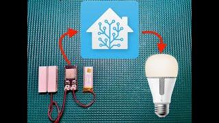 Useful IoT with Home Assistant & trigBoard - Turn a WiFi Bulb ON Automatically