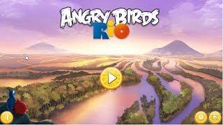  Angry Birds Rio. Walkthrough longplay. PC Windows.