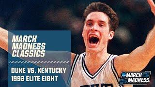 Duke vs. Kentucky 1992 Christian Laettners shot - FULL GAME