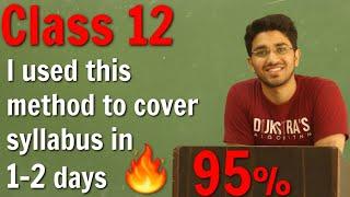 How to cover syllabus in least time  How to study for Class 12 Board Exam  Aman Dhattarwal