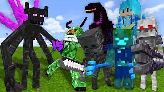 MUTANT ENDERMAN TITAN vs ULTRA DROWNED PRIME SKELETON ORIGINAL KING and MORE