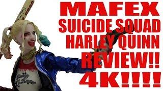 MAFEX SUICIDE SQUAD HARLEY QUINN FIGURE REVIEW 4K