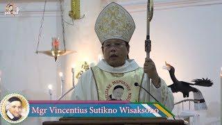 Kotbah  Mgr. Vincentius Sutikno Wisaksono I  Misa Tahbisan Imam Kongregasi Misi. 15 Agustus 2019