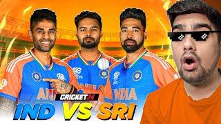INDIA *227-7* SRI LANKA Vs INDIA T20I Series Cricket 24