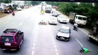 Pedestrian Accident Terrible road accident caught on camera  Cyberabad Traffic Police