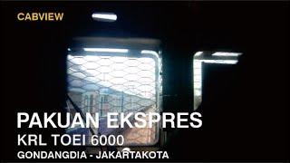 RAILWAY CABVIEW  KRL Jabotabek Pakuan Ekspres TOEI 6000 Gondangdia - Jakarta Kota. 2011