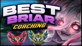 RANK 1 BRIAR Coaches BRONZE? In Depth Jungle Coaching