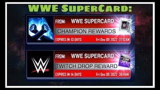 WWE SuperCard QR code + TBG & Twitch rewards