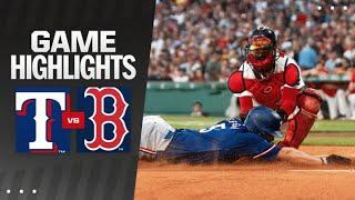 Rangers vs. Red Sox Game Highlights 81224  MLB Highlights