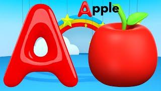Phonics Song For Kids  ABC Phonic Song - Toddler Learning Video Songs  A for Apple  B for Ball