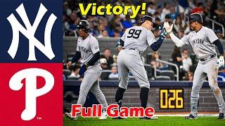 Yankees vs. Phillies  FULLGAME Highlights  July 29 2024  MLB Highlights Season 2024