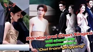 Exciting NewsOwl from Qingyang Wraps Up Filming with Dilraba and Chen Xingxu#dilraba #chenxingxu