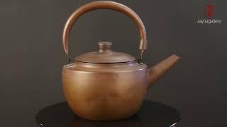 Chinese Works of Art， handmade copper pot water bottle