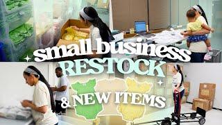 SMALL BUSINESS VLOG  Restock Packaging & Shipping Orders