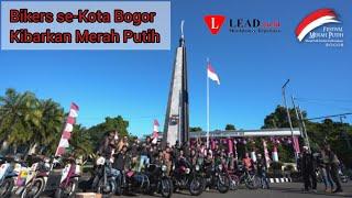 Bikers se-Kota Bogor Kibarkan Merah Putih di Tugu Kujang